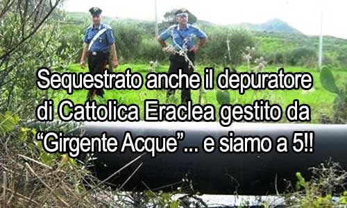 Girgenti Acque: sequestrato anche il depuratore di Cattolica Eraclea