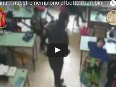 Tre maestre schiaffeggiano i bambini:  incastrate dal video