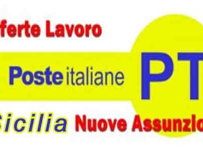 Poste Italiane: nuove assunzioni  anche in tutta la Sicilia