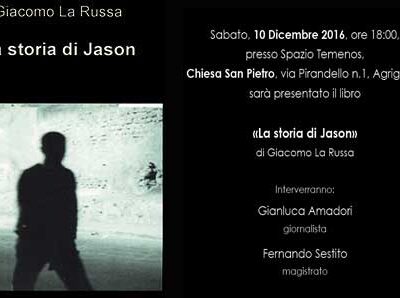 Allo Spazio Temenos di Agrigento si presenta il libro “La storia di Jason” di Giacomo La Russa
