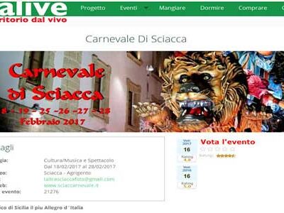 Speciale Carnevale. Il Carnevale di Sciacca in concorso per il “Premio Italive 2017”