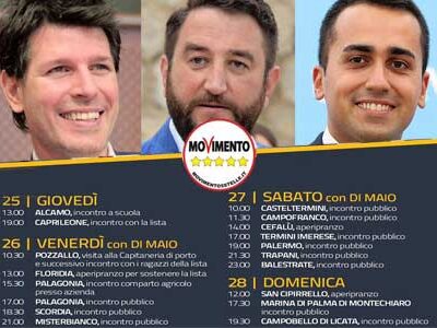 Elezioni. M5S: Luigi Di Maio comizi a supporto di tutti i candidati in Sicilia tranne che a Sciacca