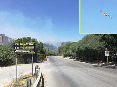 Il fuoco minaccia Sciacca: “E’ un inferno, fumo ovunque, quartieri evacuati”