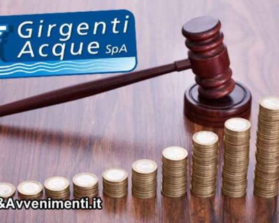 Il Cga condanna Girgenti acque: dovrà pagare la penale di 300 mila euro al Consorzio d’ambito