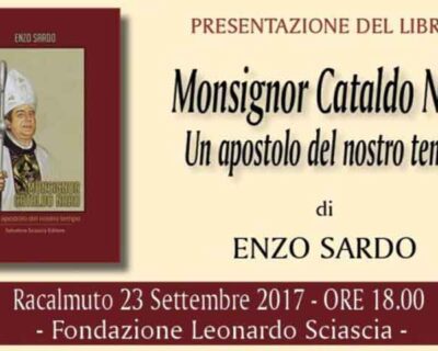 Racalmuto. Sabato 23 presentazione del libro di Enzo Sardo “Monsignor Cataldo Naro, un apostolo del nostro tempo”