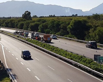 Incidente sulla Palermo – Mazara Del Vallo: due auto si scontrano ed una si ribalta