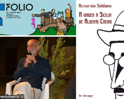 Al Festival ‘Folio’ in Portogallo la presentazione del quarto romanzo di Accursio Soldano