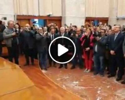 Nello Musumeci proclamato Presidente, commosso: “Primo pensiero al figlio Peppe” – VIDEO
