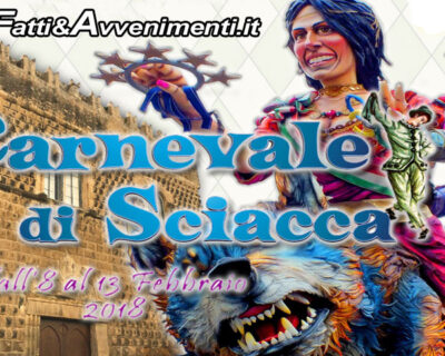 Carnevale di Sciacca 2018, arriva la festa: Sabato 3 febbraio conferenza stampa e omaggio a Vito Maggio