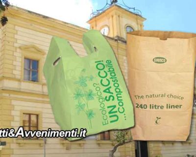 Ribera. Dal 14 raccolta rifiuti umido “SOLO” con sacchetti biodegradabili: i sacchetti difformi non verranno ritirati