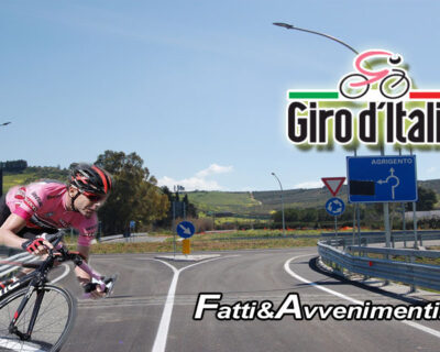 Giro d’Italia a Ribera: Si abbellisce la rotonda del ponte Verdura sulla SS115