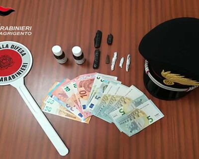 Ribera. Controlli antidroga dei Carabinieri: arrestati un 23enne di Ribera e un 27enne algerino