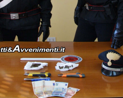 Sciacca. Inseguiti dai Carabinieri sulla statale: 2 menfitani arrestati con 100gr. di hashish