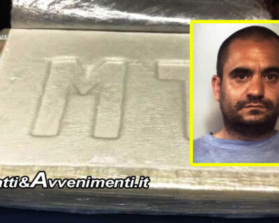 Sul motorino con un panetto da 200mila euro di cocaina: arrestato dai carabinieri