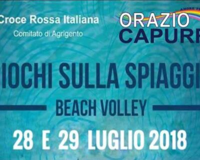 28 e 29 luglio Torneo di beach volley organizzato da CRI e Ass. ORAZIO CAPURRO: ecco come partecipare