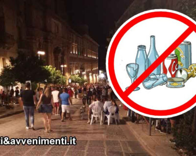 Sciacca. 15 agosto: vietata vendita bevande in bottiglie di vetro o lattine