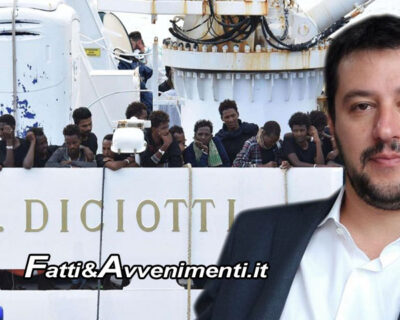 Migranti Diciotti. Salvini indagato: “Rischio 15 anni di carcere, conto sull’affetto degli italiani e sulla stampa libera” – VIDEO
