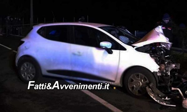 Partinico. Renault Clio si schianta contro il guardrail: muore un anziano, feriti i due figli