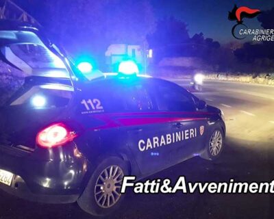 Carabinieri Sciacca. 30Enne trovato con pistola con colpo in canna: 3 gli arrestati e 5 coltelli sequestrati
