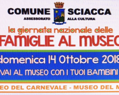 Anche a Sciacca “Famiglie al museo”: aperti domenica 14 ottobre i musei del Carnevale e del Mare