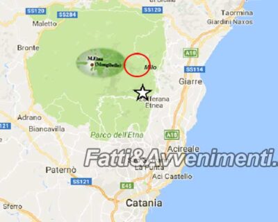 Catania. Trema ancora la terra: nella notte scossa terremoto magnitudo 3.1 nella zona dell’Etna