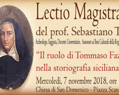 Sciacca. Mercoledì 7 “Lectio Magistralis” Tommaso Fazello organizzata dall’ Ass. Amici museo Mare V. Tusa