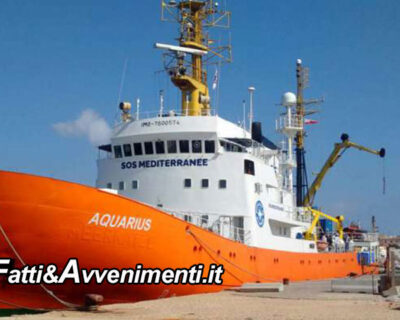 Catania. La Procura sequestra nave Aquarius: l’accusa è di avere gettato rifiuti pericolosi in 11 porti italiani