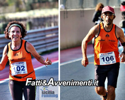 La Polisportiva Agatocle Sciacca presente alla 8^ edizione della mezza maratona di Pergusa con 5 atleti