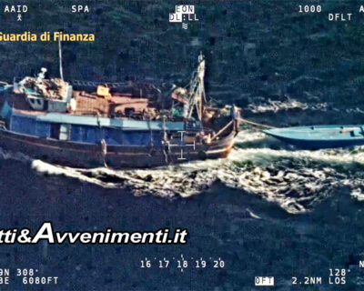 Canale di Sicilia. Peschereccio rimorchia migranti: catturato da Finanza e Marina Militare, 6 egiziani arrestati – VIDEO