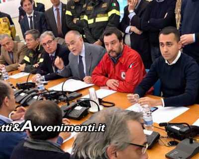 Terremoto Catania. Pronto Stato Calamità ed Emergenza, Salvini: “Garantiremo un tetto agli sfollati, sospenderemo mutui”