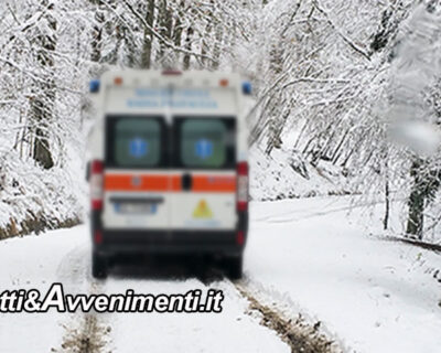 Gela. Ghiaccio e neve bloccano l’ambulanza: muore un’anziana che veniva trasportata in ospedale