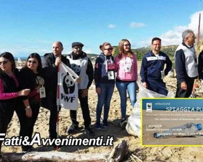 Sciacca. Operazione “Spiagge Pulite”: i volontari del WWF ripuliscono la costa di S.Giorgio