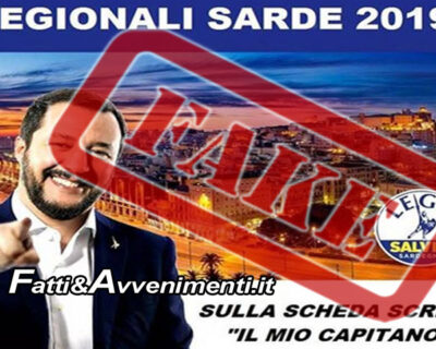 Elezioni Sardegna. Falso post della Lega su Facebook: “Votate il mio Capitano Salvini”, ma così si annulla la scheda