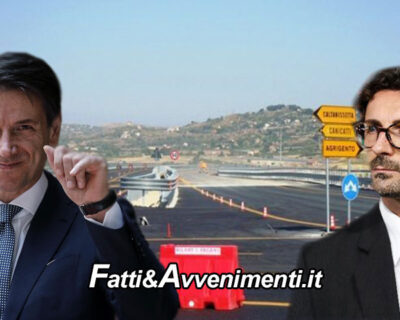 Premier Conte domani in Sicilia: “La Statale Agrigento-Caltanissetta è un cantiere più strategico della Tav”