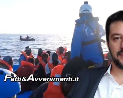 Lampedusa. Ong preleva davanti alla Libia 49 clandestini, Salvini: “Non si sbarca i porti restano chiusi”