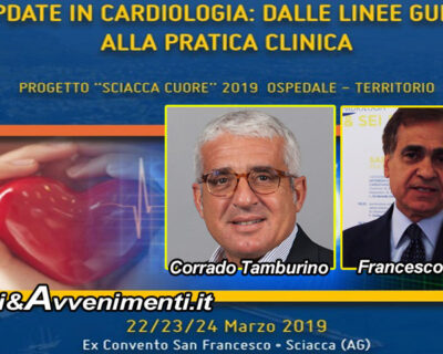 Sciacca. Inizia domani il congresso “Progetto Sciacca Cuore 2019” con cardiologi siciliani e di varie Università italiane