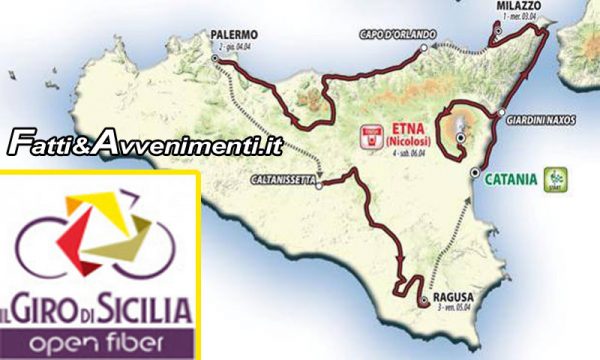 Ciclismo, Giro di Sicilia. Scuole chiuse a Catania, Messina e Enna: ecco Tappe e dettagli