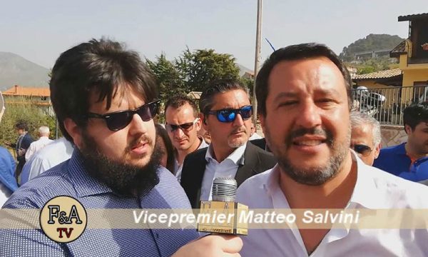 25 Aprile. Salvini a Monreale: “Sicilia non è mafia, ma giovani volenterosi e aziende che resistono” – Intervista Esclusiva
