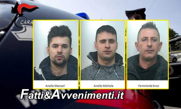 Pietraperzia (EN). Minacce, molestie e aggressioni all’ex moglie e alla famiglia: 5 gli arrestati