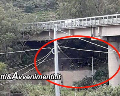 Grave incidente. Auto precipita da un ponte dell’A18 Catania-Messina: due i feriti in gravi condizioni