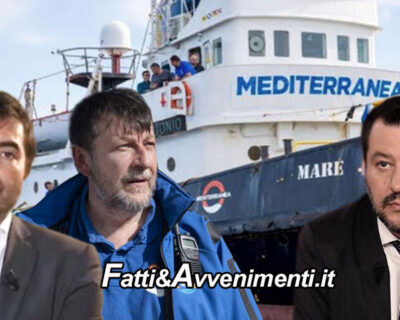 Marsala. La ONG di Casarini e Fratoianni sfida e denuncia Salvini e torna nelle acque libiche per “salvare clandestini”
