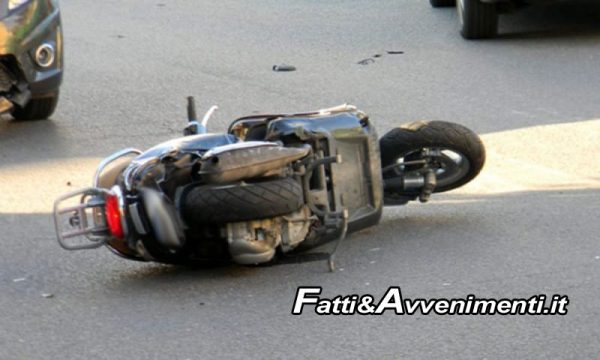 Ribera. Con lo scooter si scontra con camion: grave una 19enne trasferita in elisoccorso a Caltanissetta