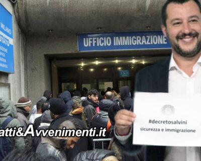 Decreto Sicurezza. Magistratura: sì a residenza per migranti, Salvini: “Faremo ricorso, chi vuol fare politica si candidi”