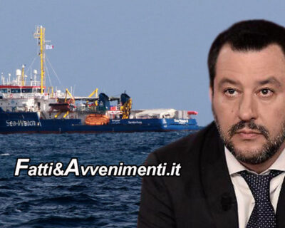 La Ong Sea Watch sfida il governo e viene in Italia, Salvini: “Porti chiusi e se vogliono indagarmi facciano pure”