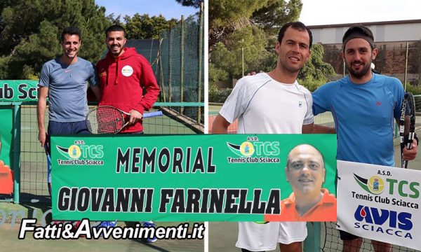 Sciacca. Oggi le finali del 1^ Memorial Giovanni Farinella organizzato dal Tennis Club Sciacca