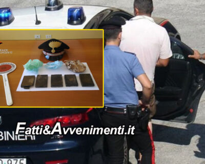 Sciacca. Gambiano senza fissa dimora trovato con mezzo chilo di “Hashish” negli slip: arrestato dai carabinieri