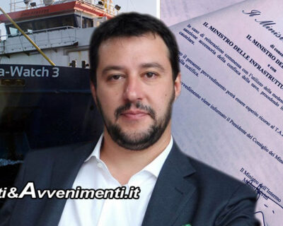 Salvini firma il Divieto di ingresso per la Sea Watch3: Tripoli offre porto, la Ong rifiuta e UE l’appoggia