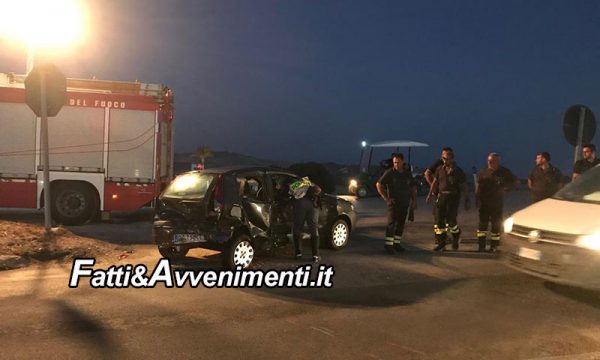 Sciacca. Grave incidente SS115 nei pressi bivio Rocco Forte: 4 auto coinvolte e diversi feriti – VIDEO
