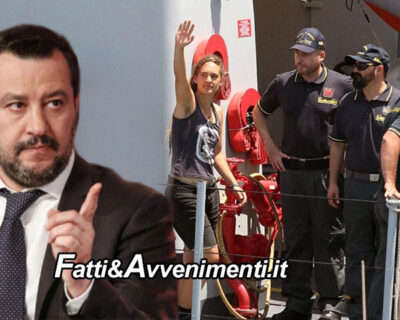 Sea Watch. Gip Agrigento non convalida l’arresto della Rachete ed è libera: Salvini “pronta l’espulsione”