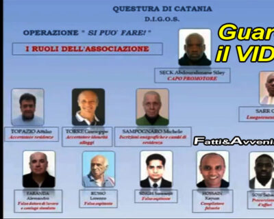 Catania. Falsi permessi di soggiorno a immigrati: 10 arresti, 2 ispettori municipale e un funzionario – Video e Nomi